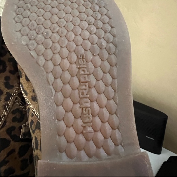 Hush Puppies Mazin Cayto Leopard Suede Ankle Boots Size 9 - Picture 11 of 11